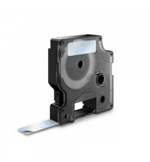 Fita 12mmx7m Branco/Transparente Vinil 45020