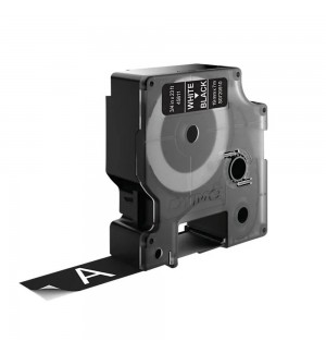 Fita 19mmx7m Branco/Preto Poliéster 45811