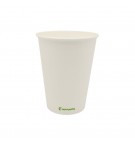 Copos 355ml Papel 12oz Plastic Free Branco 50un
