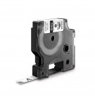 Fita 09mmx5,5m Preto/Branco Poliéster 18482