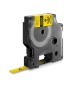 Fita Tubo Termo Retrátil 9mmx1,5m Preto/Amarelo Rhino