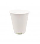 Copos 237ml Papel 8oz Plastic Free Branco 50un