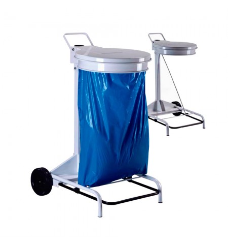 Contentor 120L c/ Pedal e Rodas (Muda a Cor pelo Saco)