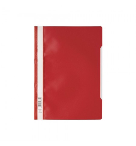 Classificador Capa Transparente Vermelho Durable 257303 1un