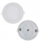 Luz de Teto de Encastrar LED 12W - Modelo Redondo Branco