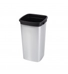 Contentor 60L Quadrado Cinza Cube