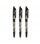 Esferográfica Gel Pilot Frixion Ball Preto 0,7mm 3un