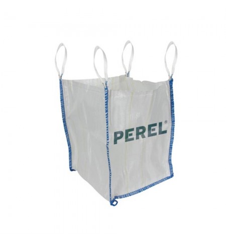 Sacos Lixo Reutilizável 1000L 95x95x119cm PPL Branco 1un