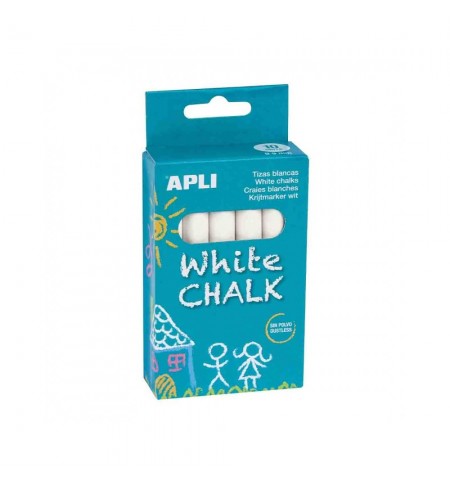 Giz Branco Apli Cx 10un