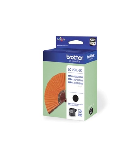 Tinteiro Brother LC129XLBKBP Preto 50ml 2400 Pág.