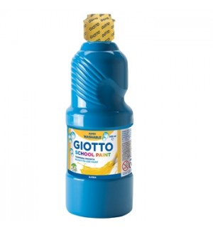 Guache Líquido 500ml Giotto Escolar Azul Ciano