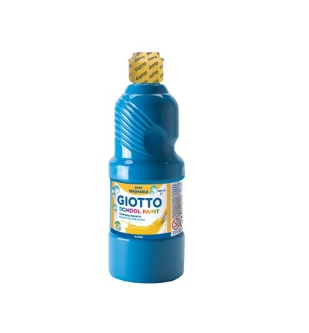 Guache Líquido 500ml Giotto Escolar Azul Ciano