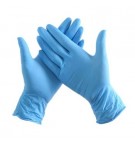 Luvas Vinil Tamanho S s/ Pó Azul 100un