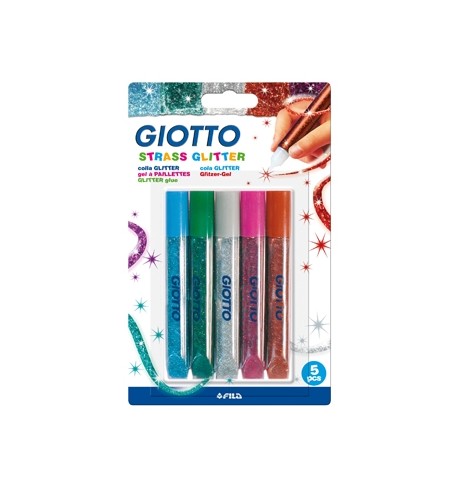 Cola Glitter Glue Strass 5x10,5ml