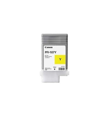 Tinteiro Canon PFI-107 Amarelo 6708B001 130ml