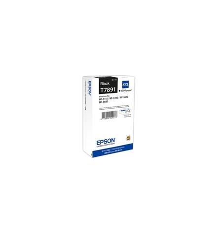 Tinteiro Epson T7891 Preto C13T789140 65,1ml 4000 Pág.