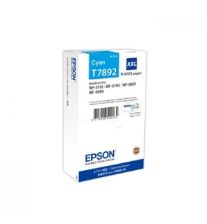 Tinteiro Epson T7892 Azul C13T789240 34,2ml 4000 Pág.