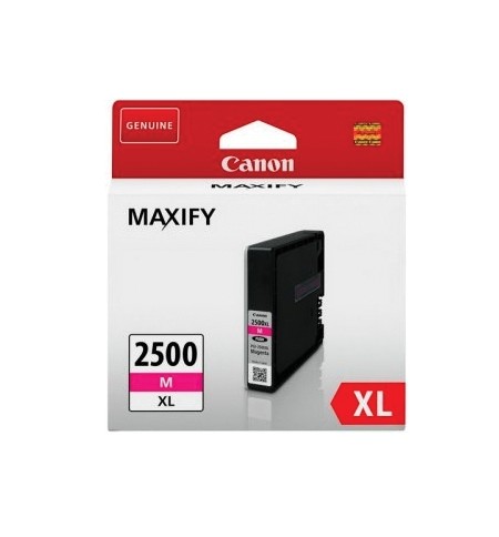 Tinteiro Canon 2500XL Magenta 9266B001 19,3ml 1700 Pág.