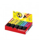 Marcador Fluorescente Stabilo 4 Cores Cx Expositor 10un