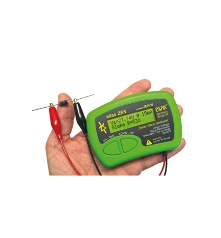 Testador de Díodos Zenner - ATLAS ZEN (0 - 50V)