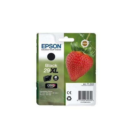 Tinteiro Epson 29XL Preto C13T29914010 11,3ml
