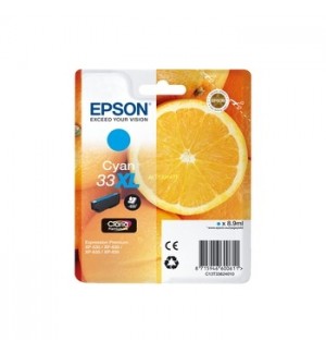 Tinteiro Epson 33XL Azul C13T33624010 8,9ml 650 Pág.