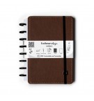 Caderno Inteligente A5 PU Ambar EcoSmart Castanho 100Fls 1un