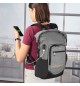 Mochila Portátil 15.6 Roll-Top Terra USB Cinza
