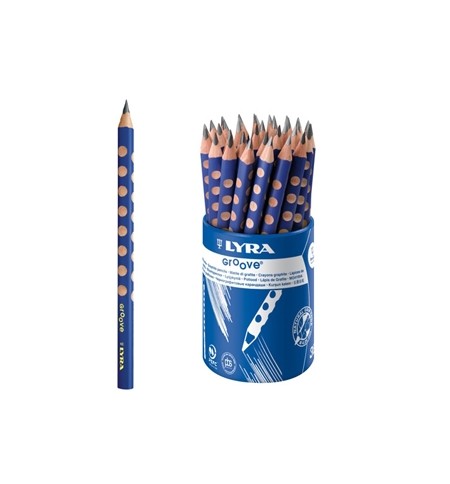 Lápis Grafite Nº2-HB Lyra Groove Grafito Copo 36un