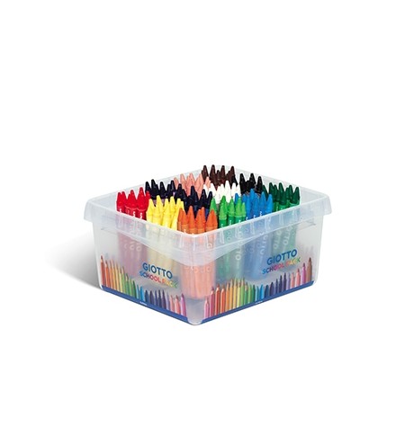 Lápis de Cera 144un Giotto Cx Schoolpack
