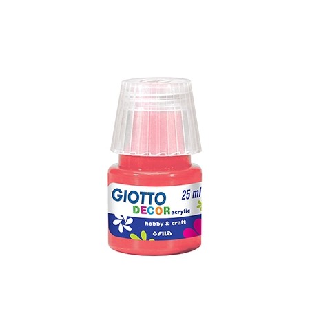 Guache Decor Acrílico 25ml Giotto Vermelhão